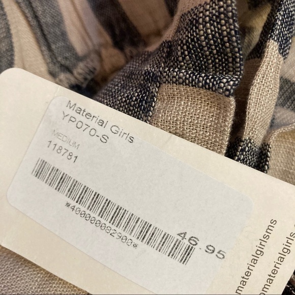 Material Girls Striped Shorts NWT - Picture 4 of 4